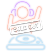 Icon styled like a neon sign of 